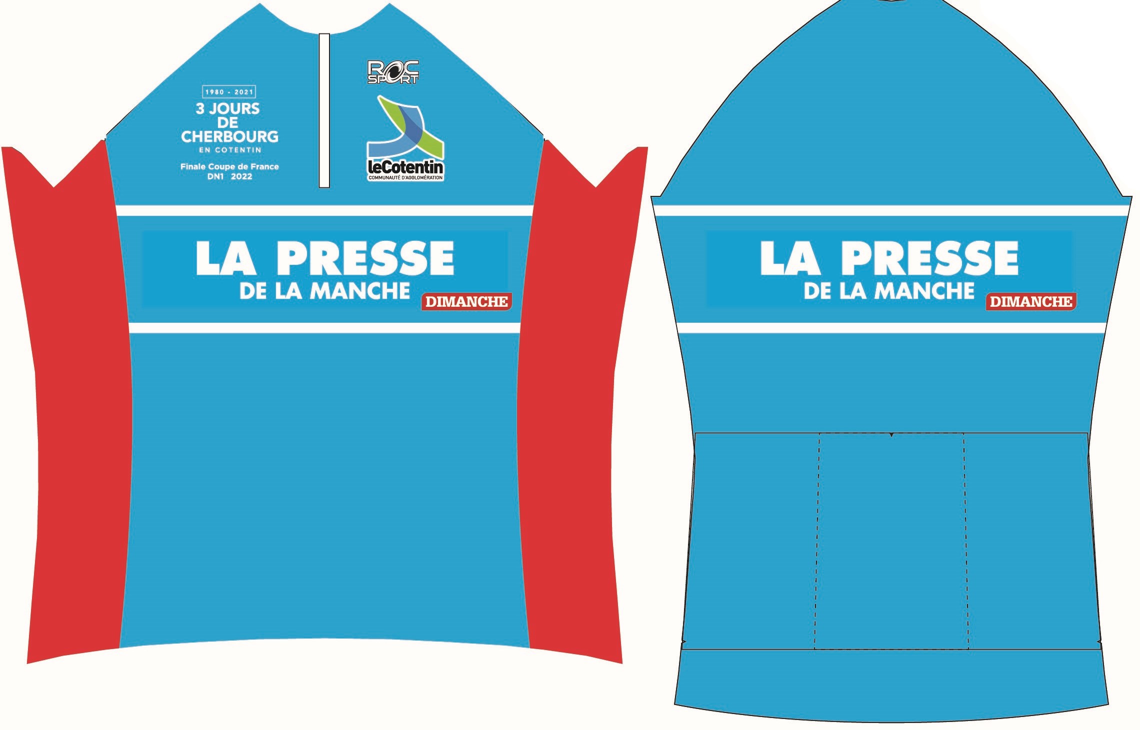 Maillot Cycliste Vintage 3 Jours De Cherbourg Années 90 - Conforama La Presse (Taille 5)